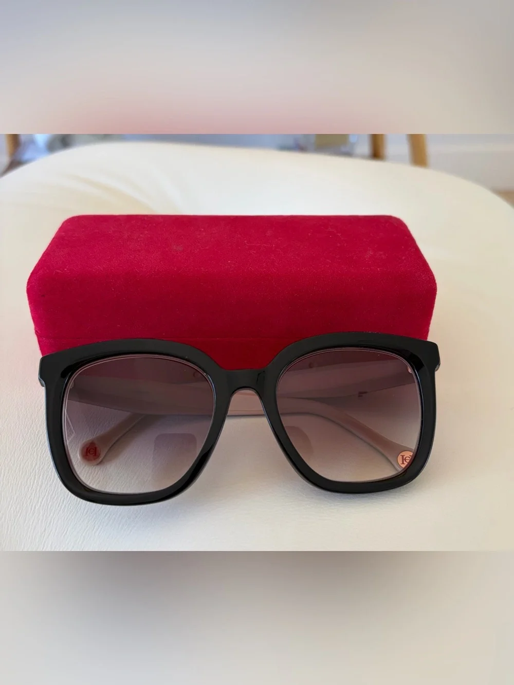 Carolina Herrera designer sunglasses.
